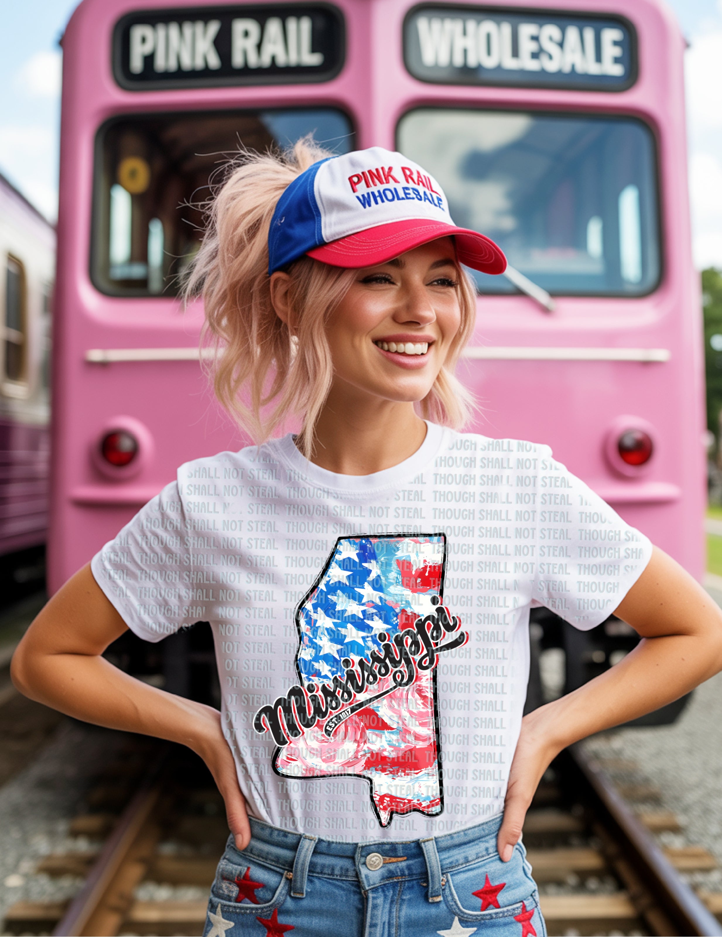 F-03 Patriotic State CHOOSE YOUR STATE (L-M) Completed Tee