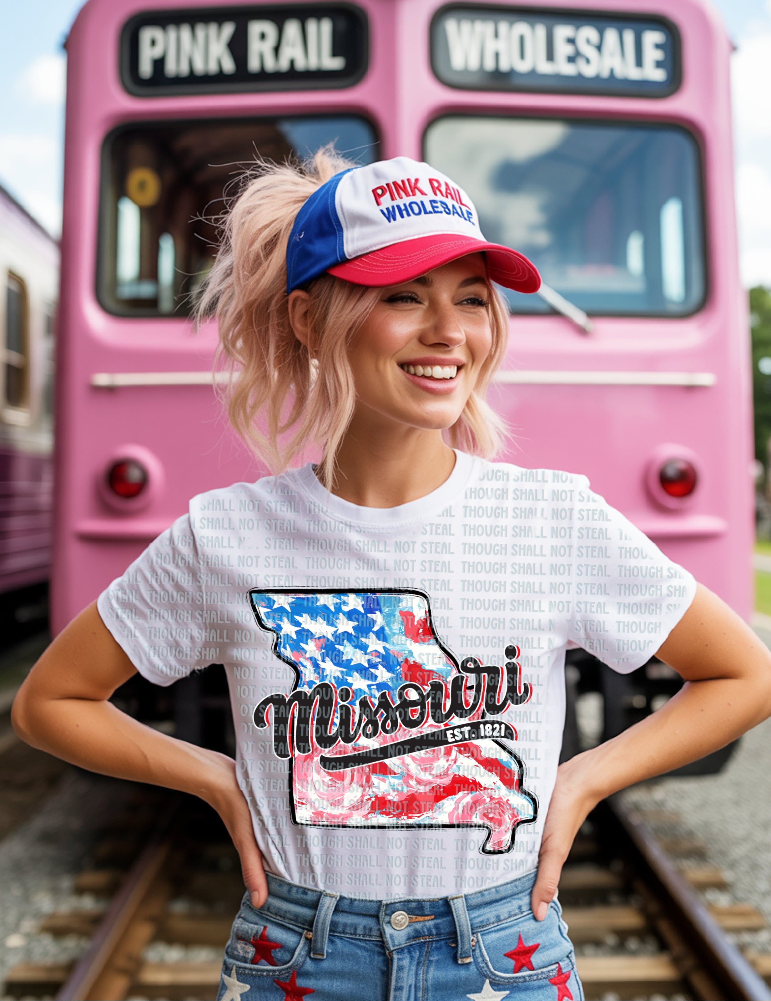 F-03 Patriotic State CHOOSE YOUR STATE (L-M) DTF TRANSFER ONLY