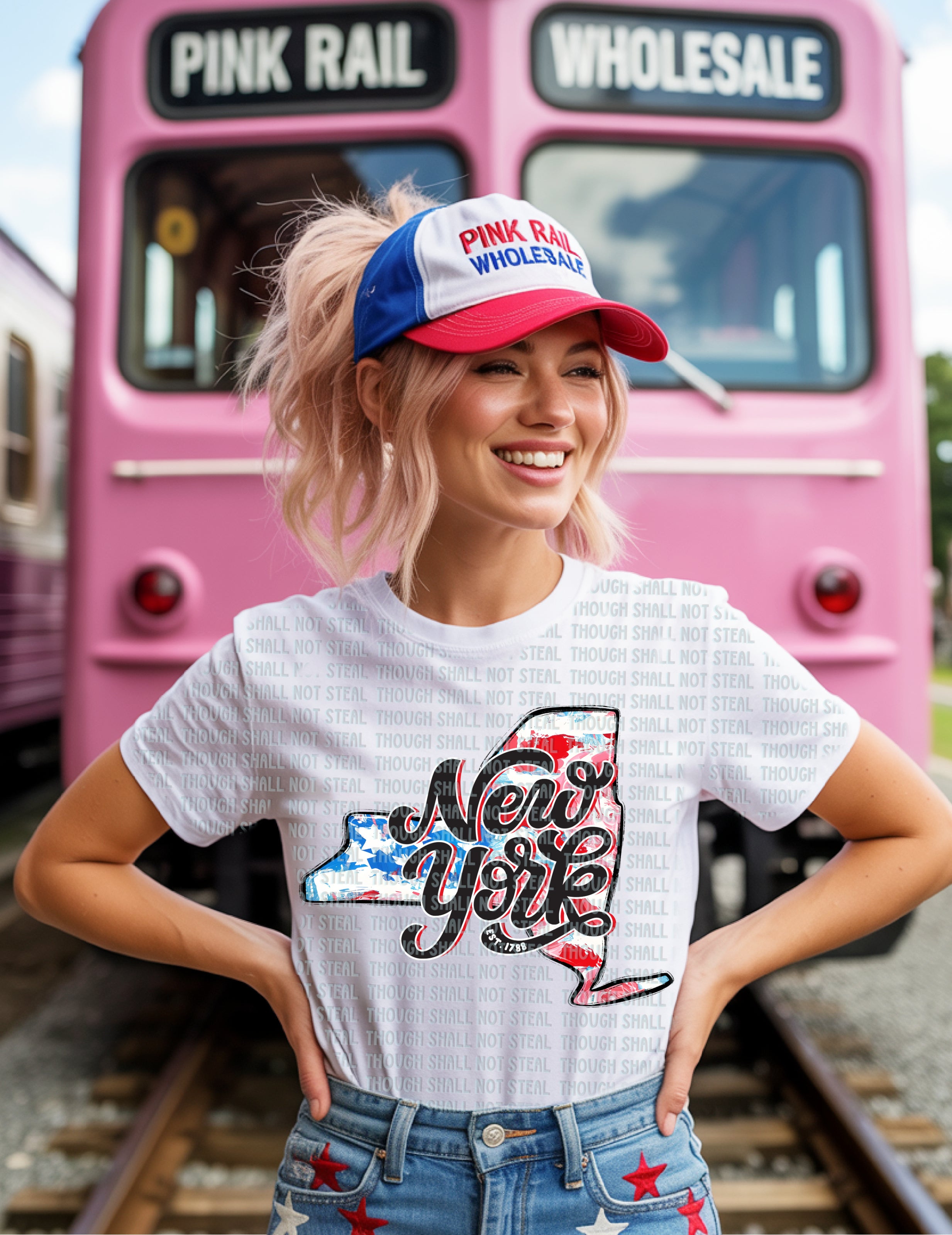 F-03 Patriotic State CHOOSE YOUR STATE (N) Completed Tee