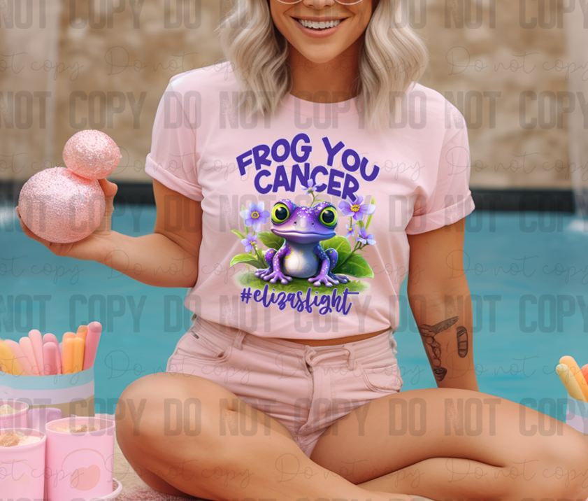 Eliza's FIght - Frog You Cancer Fundraising Shirt