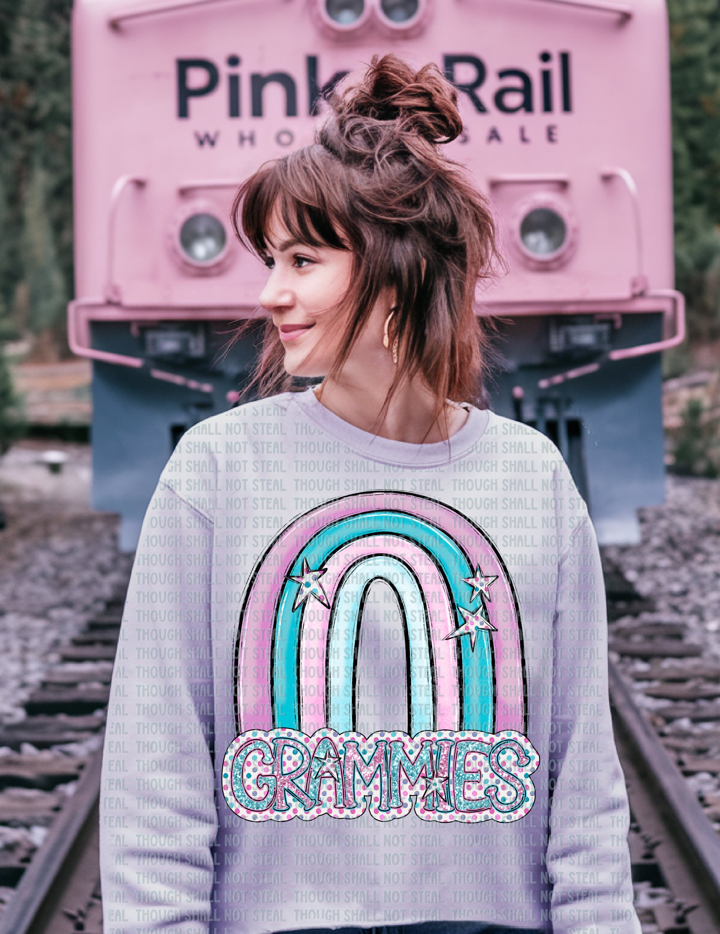 G-25 L Grammies - Rainbow DTF TRANSFER ONLY