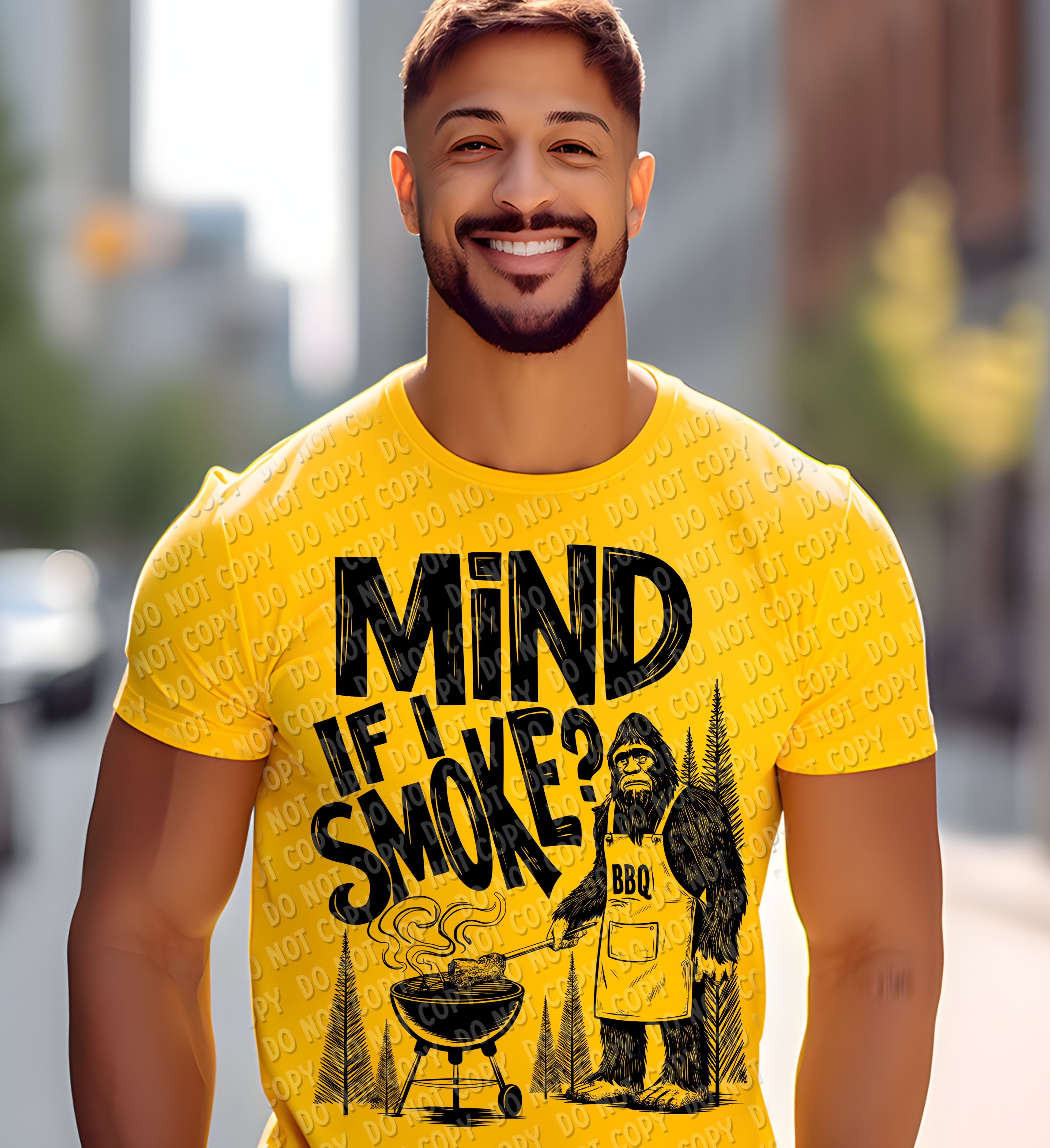 H-136 Mind if I Smoke_ Black DTF TRANSFER ONLY