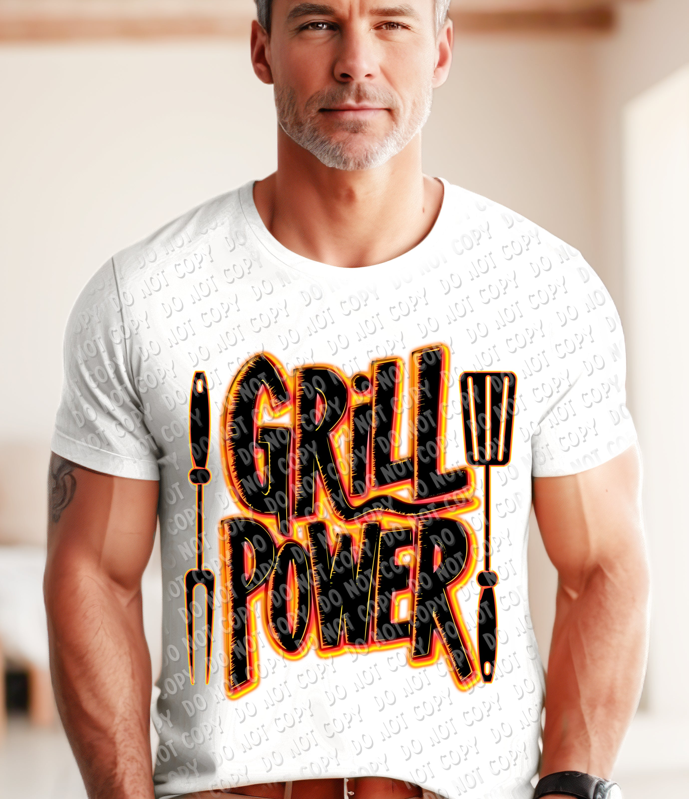 H-145 Grill Power DTF TRANSFER ONLY