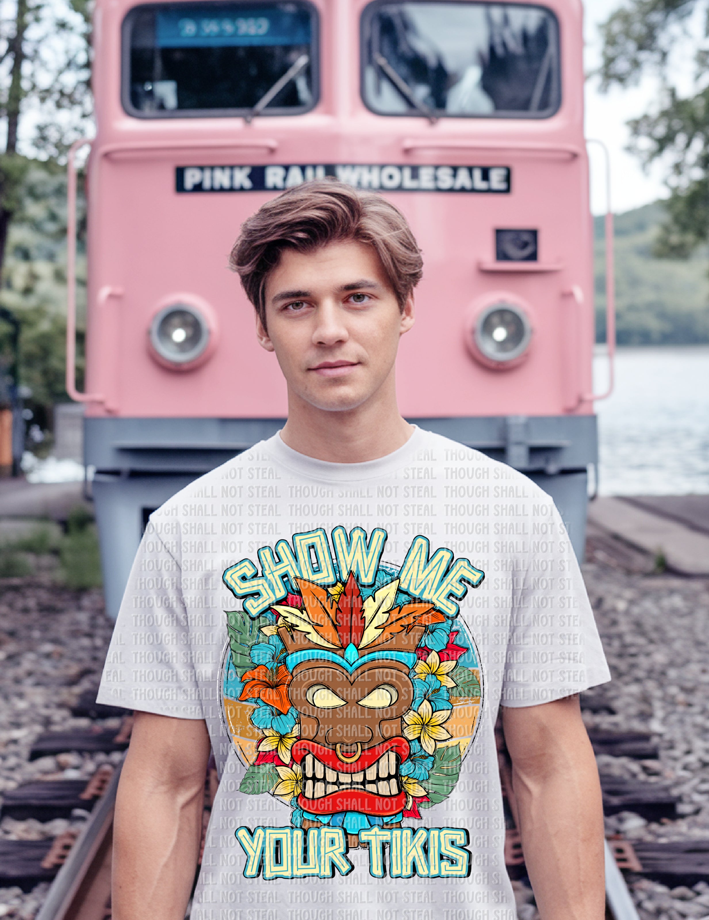 H-181 Show Me Your Tikis Completed Tee