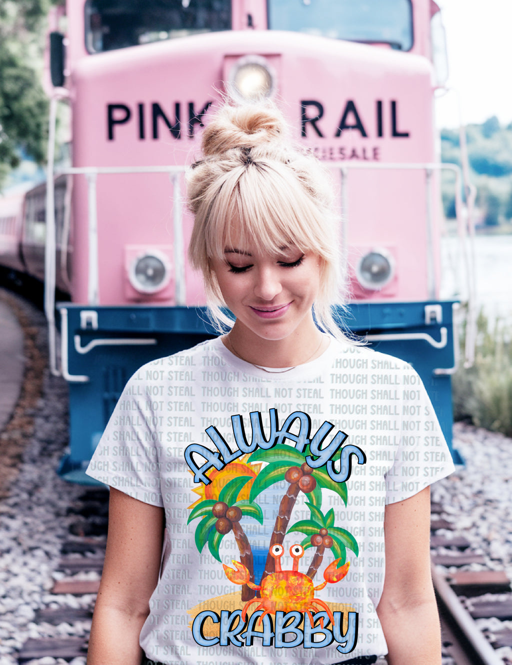 H-195 Always Crabby Completed Tee