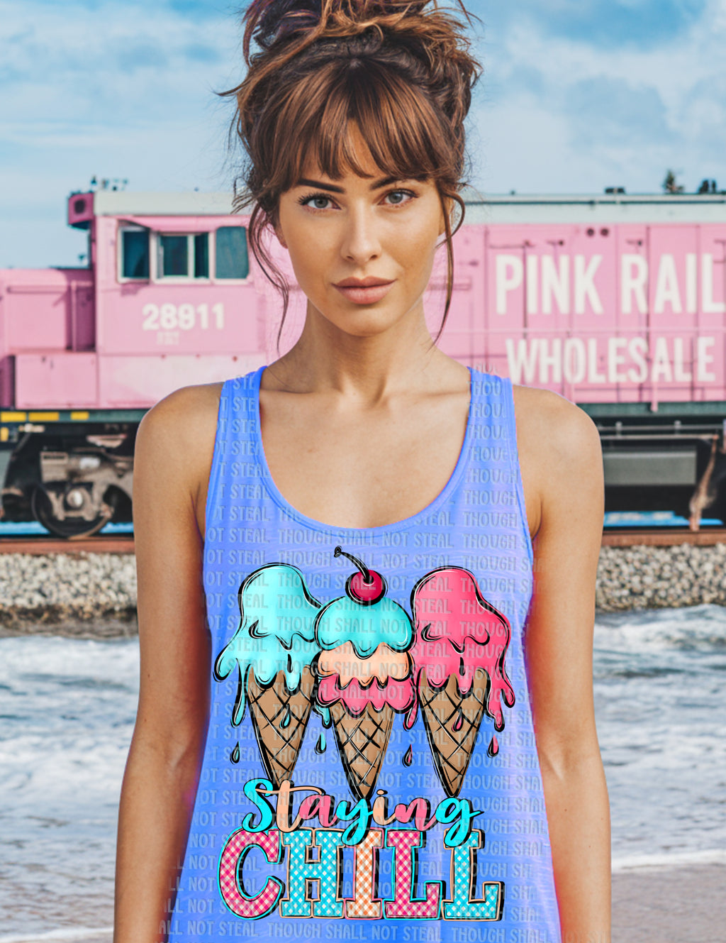 H-199 Staying Chill Completed Tee