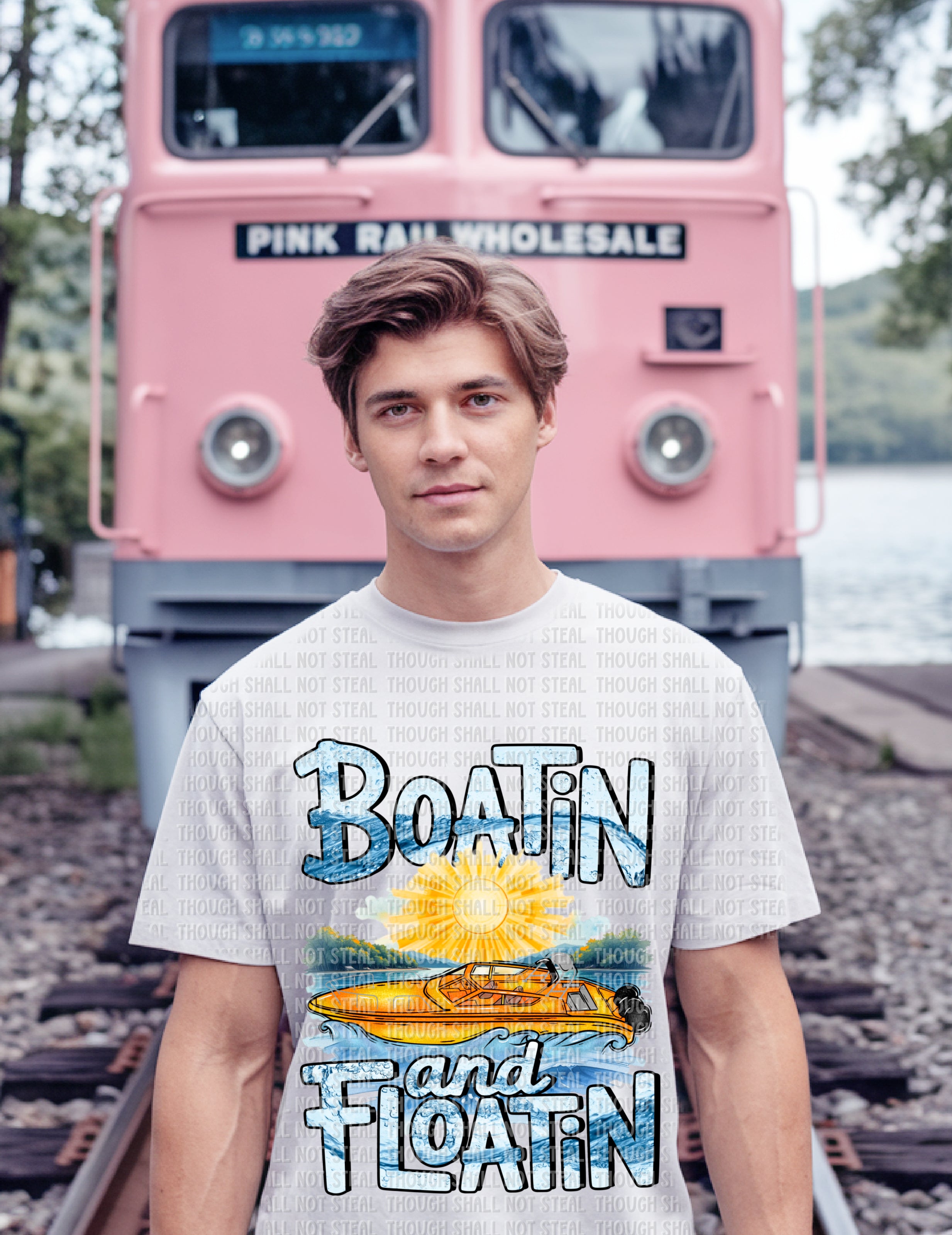 H-209 Boatin and Floatin Completed Tee