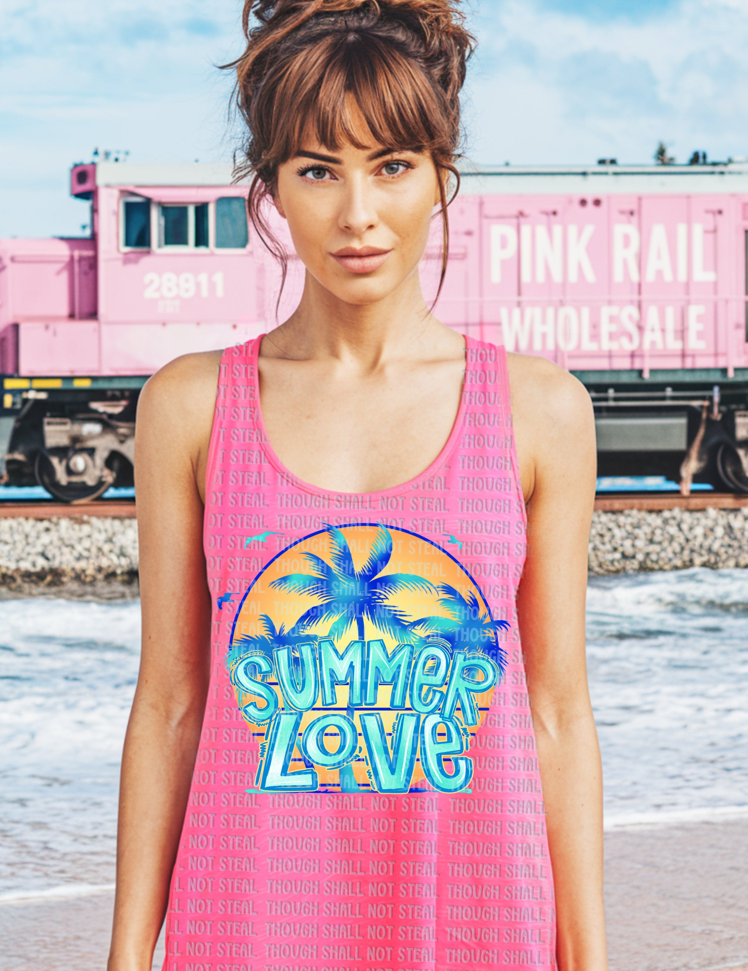 H-217 Summer Love Completed Tee