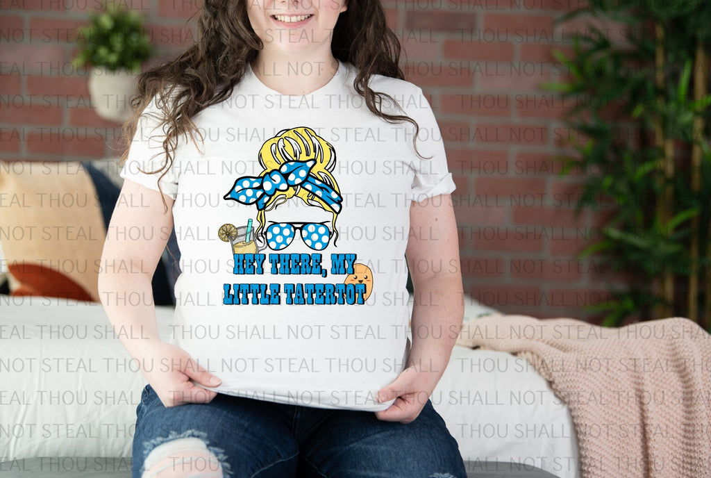 H-233 Hey There My Little Tater Tot Completed Tee