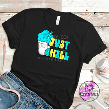 Load image into Gallery viewer, H-33 Just Chill Slushie Completed Tee
