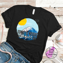 Load image into Gallery viewer, H-40 Home Is Where The Waves Are Circle Completed Tee
