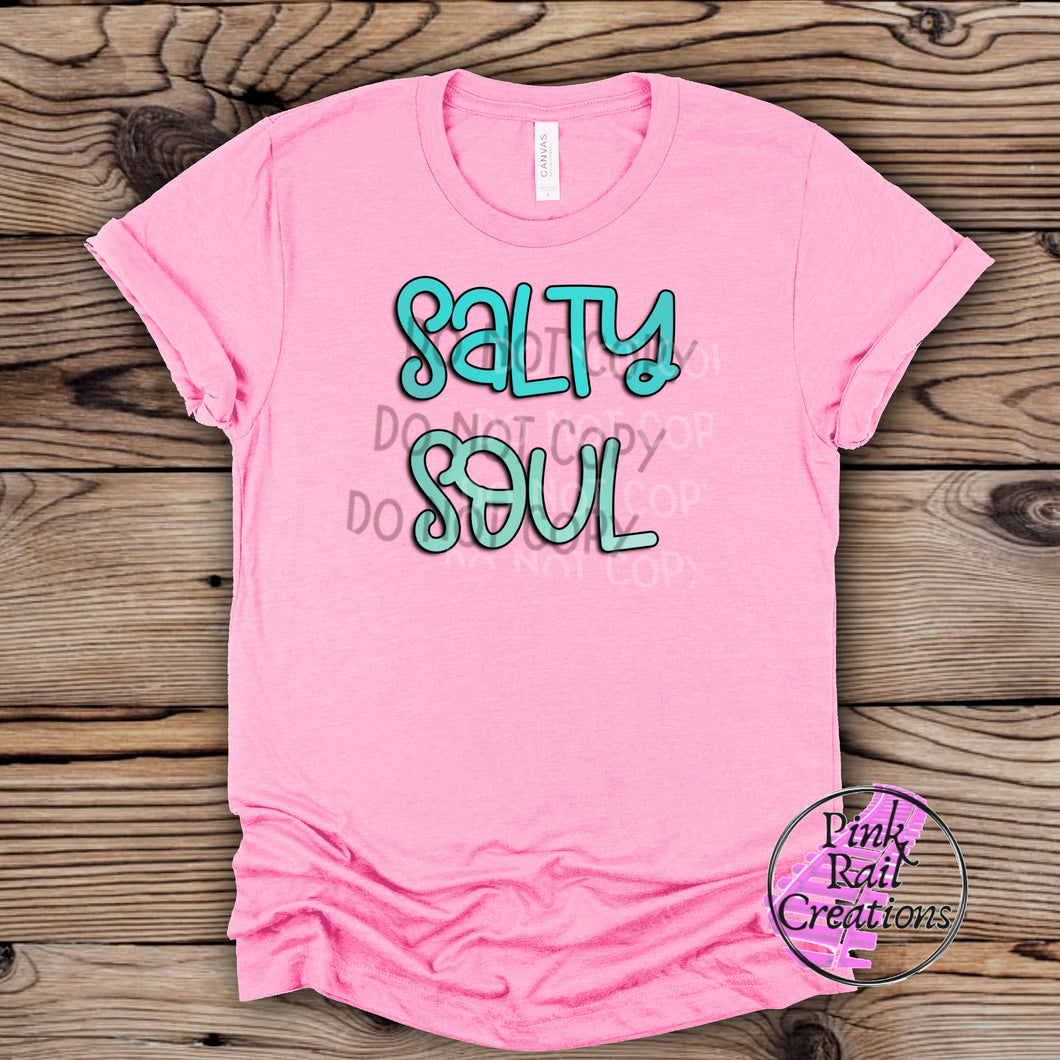 H-43 Salty Soul Ombre Completed Tee