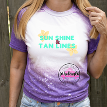 Load image into Gallery viewer, H-68 Sunshine &amp; Tan Lines Completed Tee
