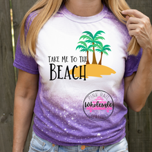 Load image into Gallery viewer, H-73 Take Me To The Beach Completed Tee
