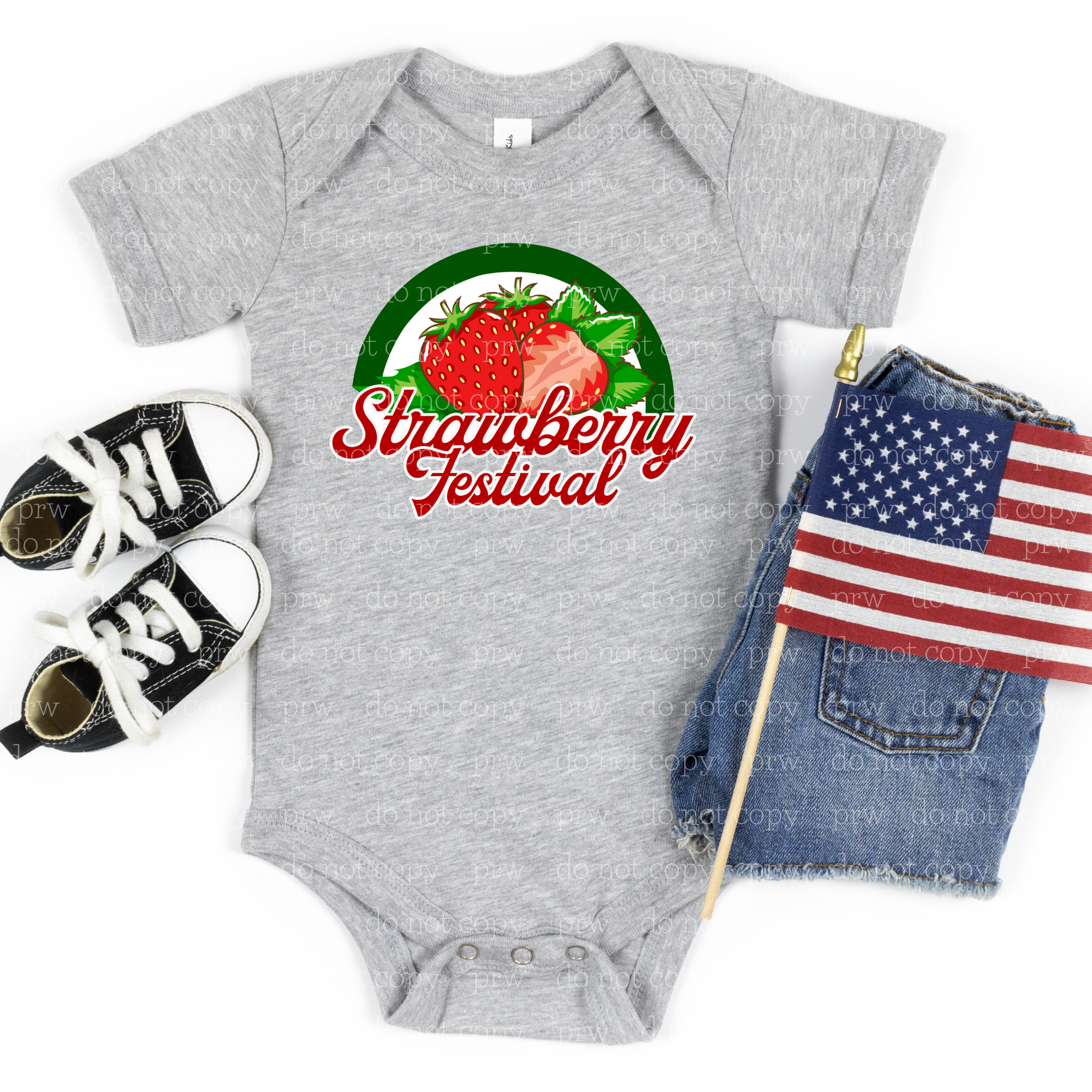 H-18 Strawberry Festival DTF Transfer ONLY