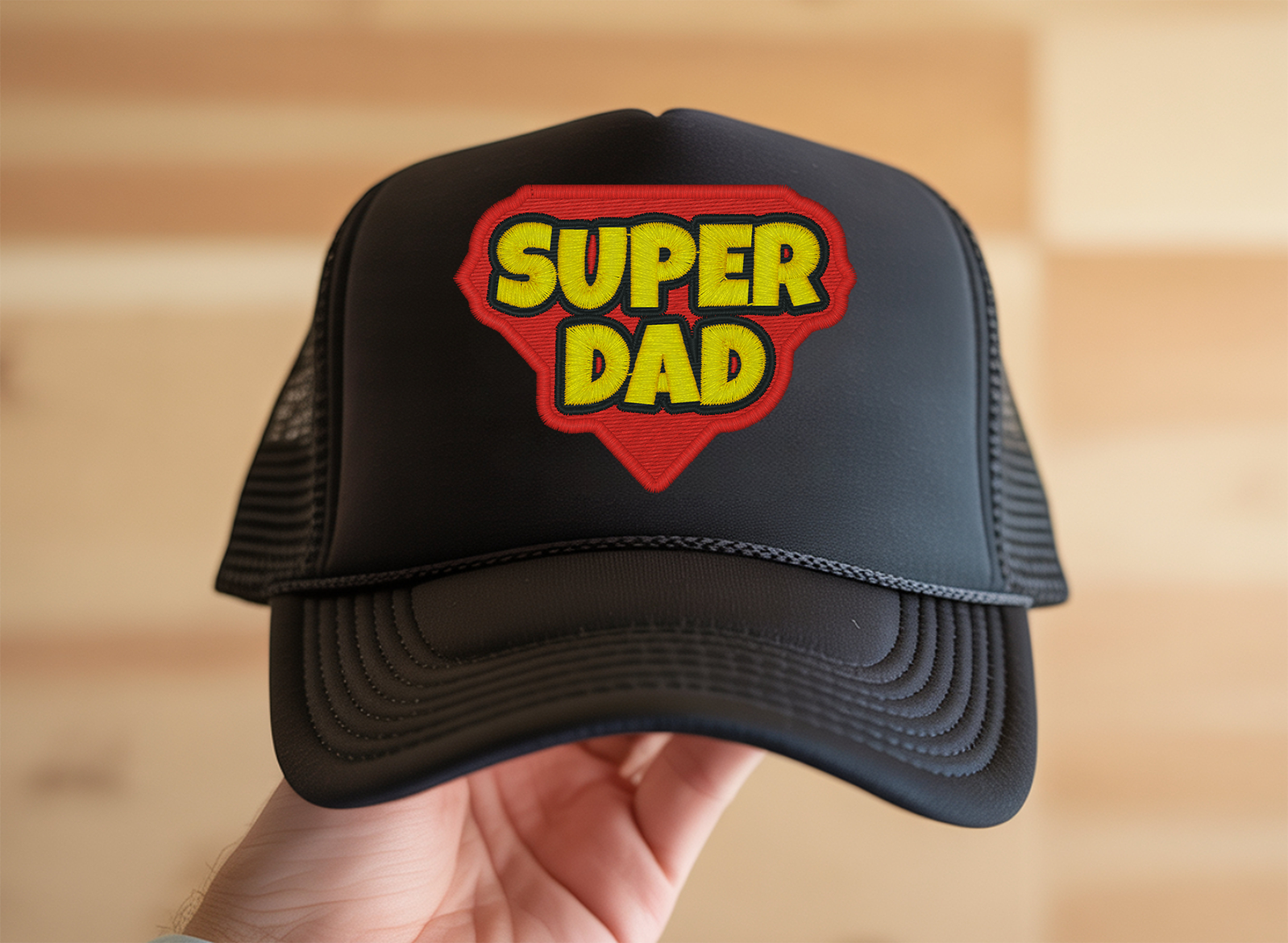 Super Dad Embroidery Patch Hat