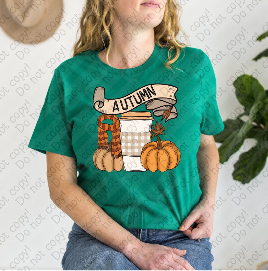 I-107 Autumn Pumpkin Spice Completed Tee
