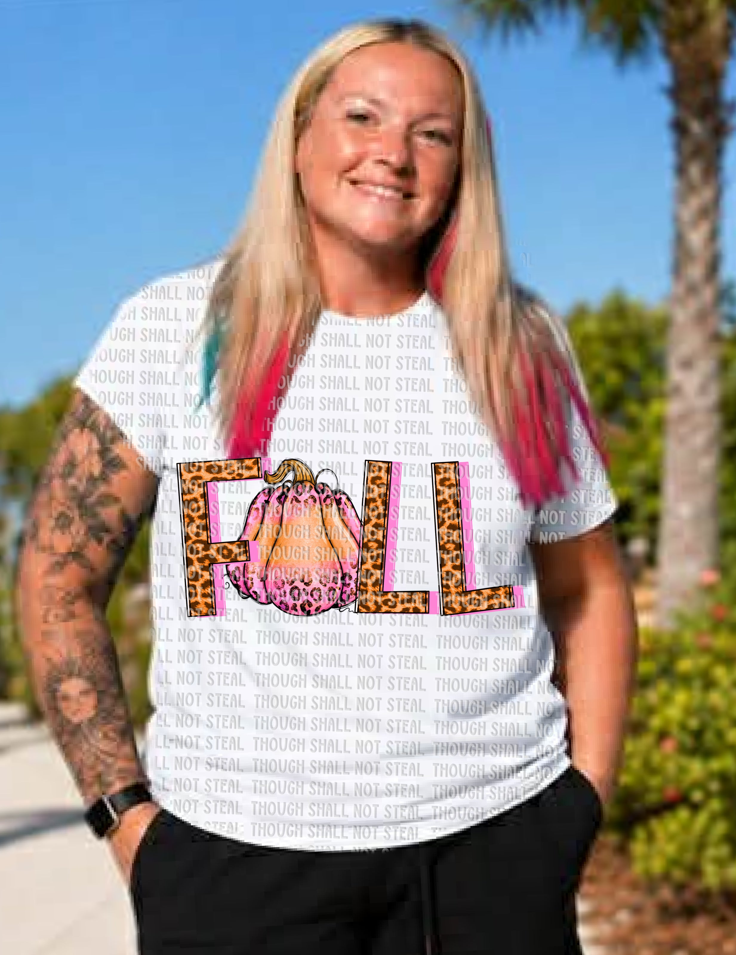 I-112 Leopard Fall DTF TRANSFER ONLY