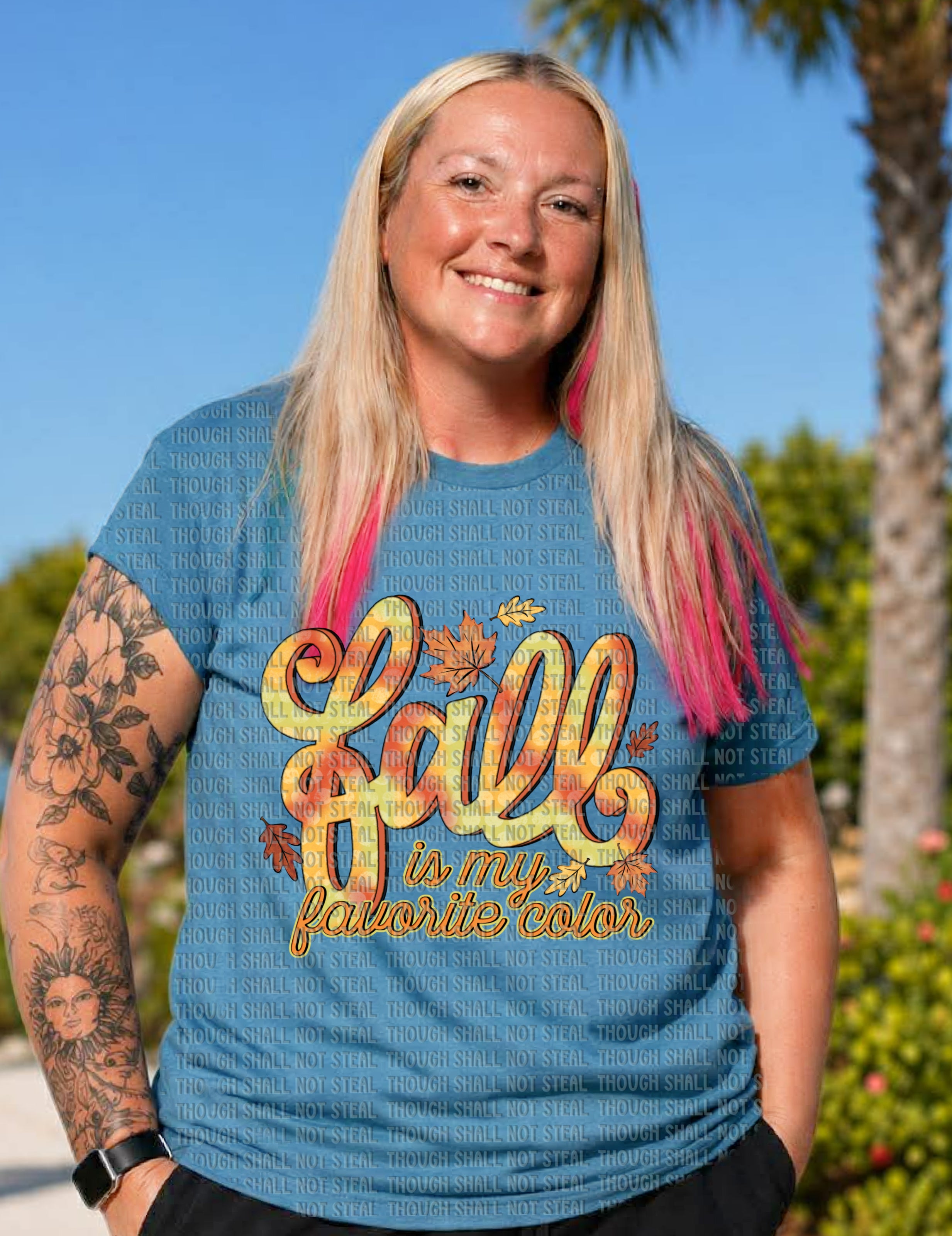 I-115 Fall is my favorite color Completed Tee
