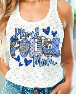 K-29 Proud Police Mom Completed Tee