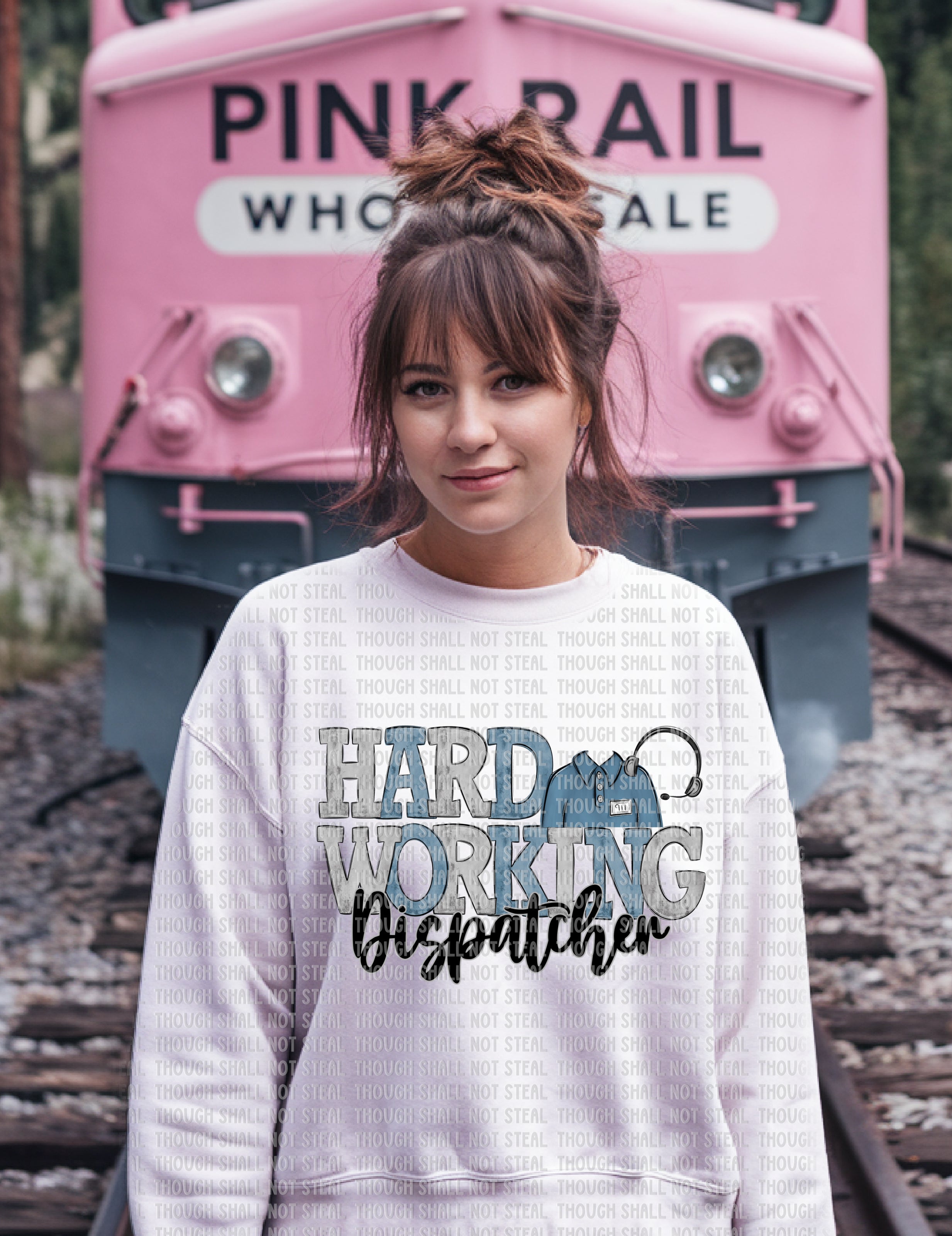 K-43 F Hard Working Dispatcher DTF Transfer ONLY