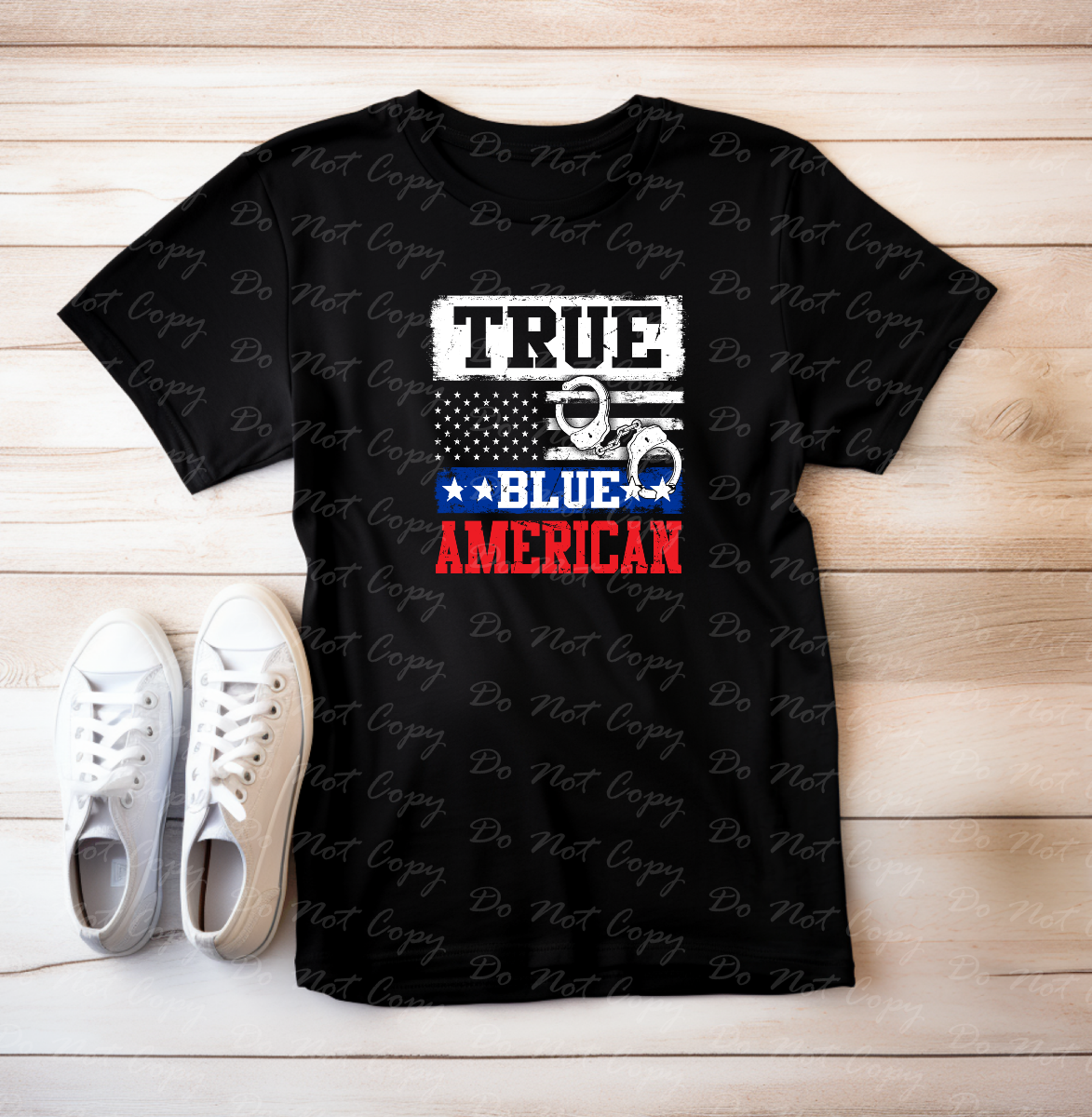 K-54 True Blue American Police DTF Transfer ONLY