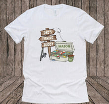 Load image into Gallery viewer, 06-37 Daddy&#39;s Fishing Buddy Completed Tee
