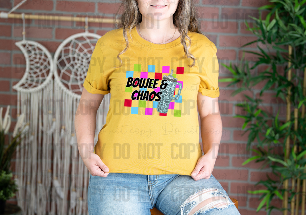 L-148 Boujee & Chaos Colorful Completed Tee