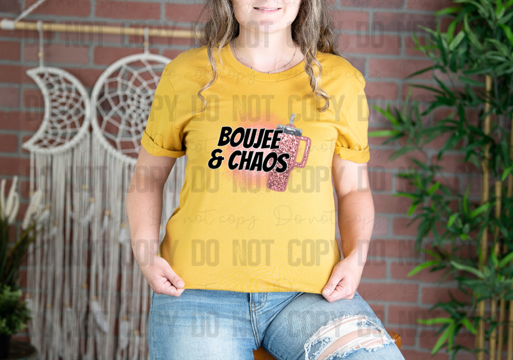 L-150 Boujee & Chaos Glitter DTF TRANSFER ONLY