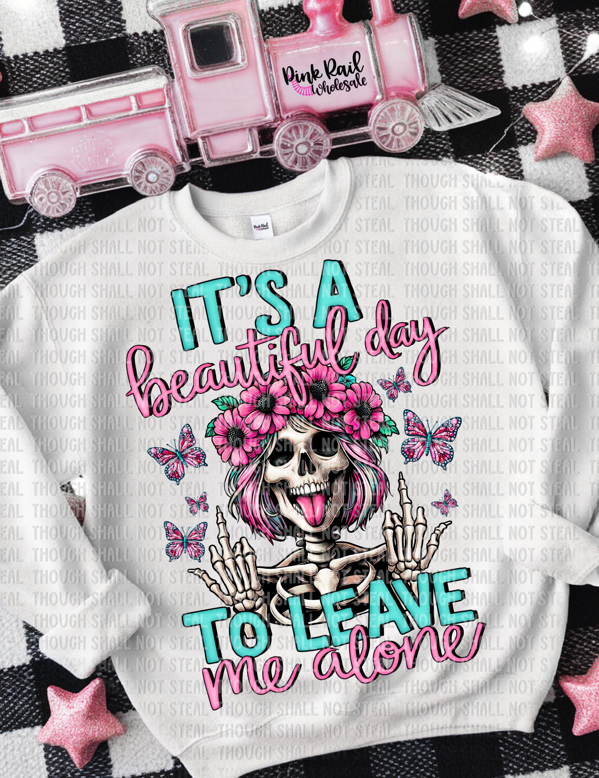 L-162 Its a Beautiful day to leave me alone Completed Tee