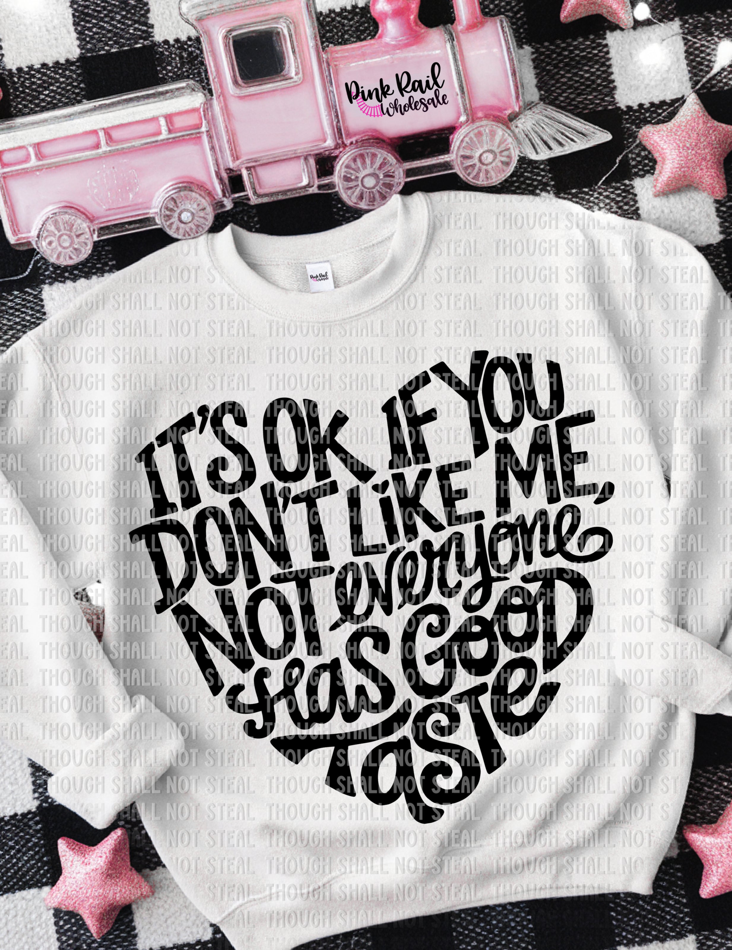 L-176A It_s ok if you don_t like me - Black DTF TRANSFER ONLY