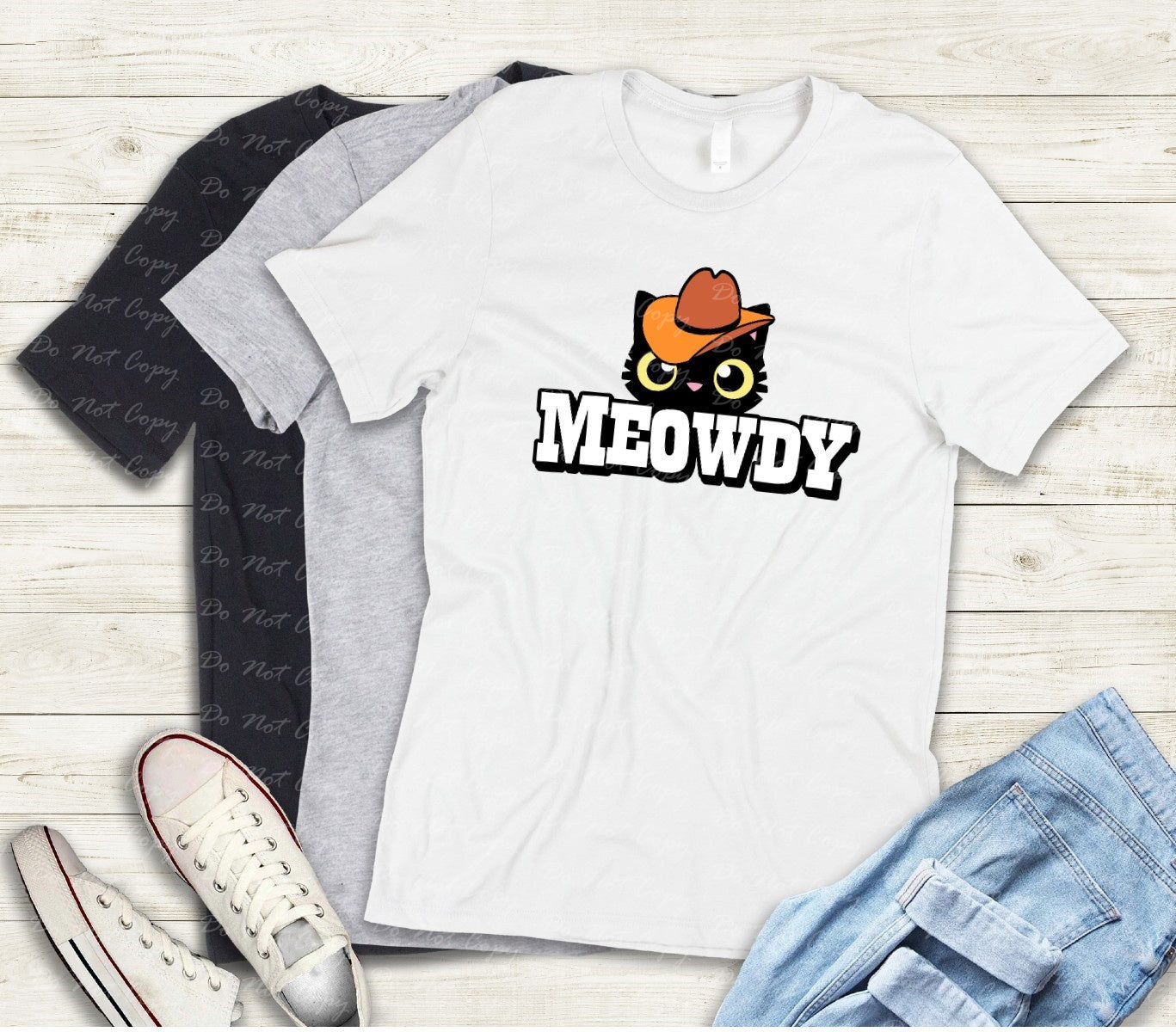 L-208 MEOWDY  DTF TRANSFER ONLY