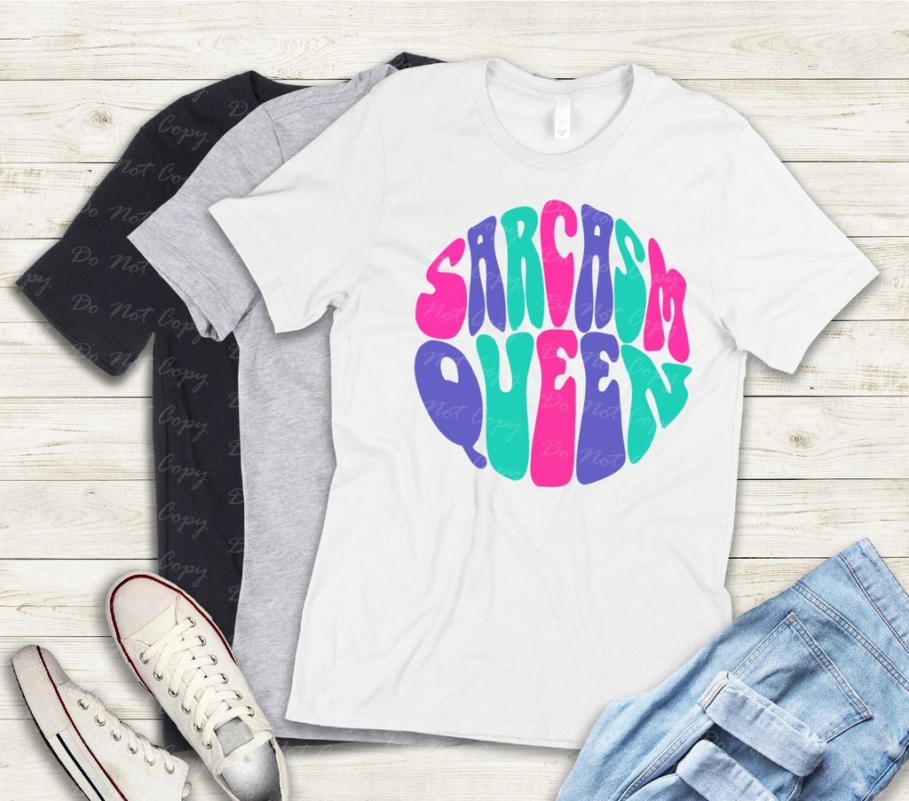 L-213 SARCASM QUEEN Completed Tee