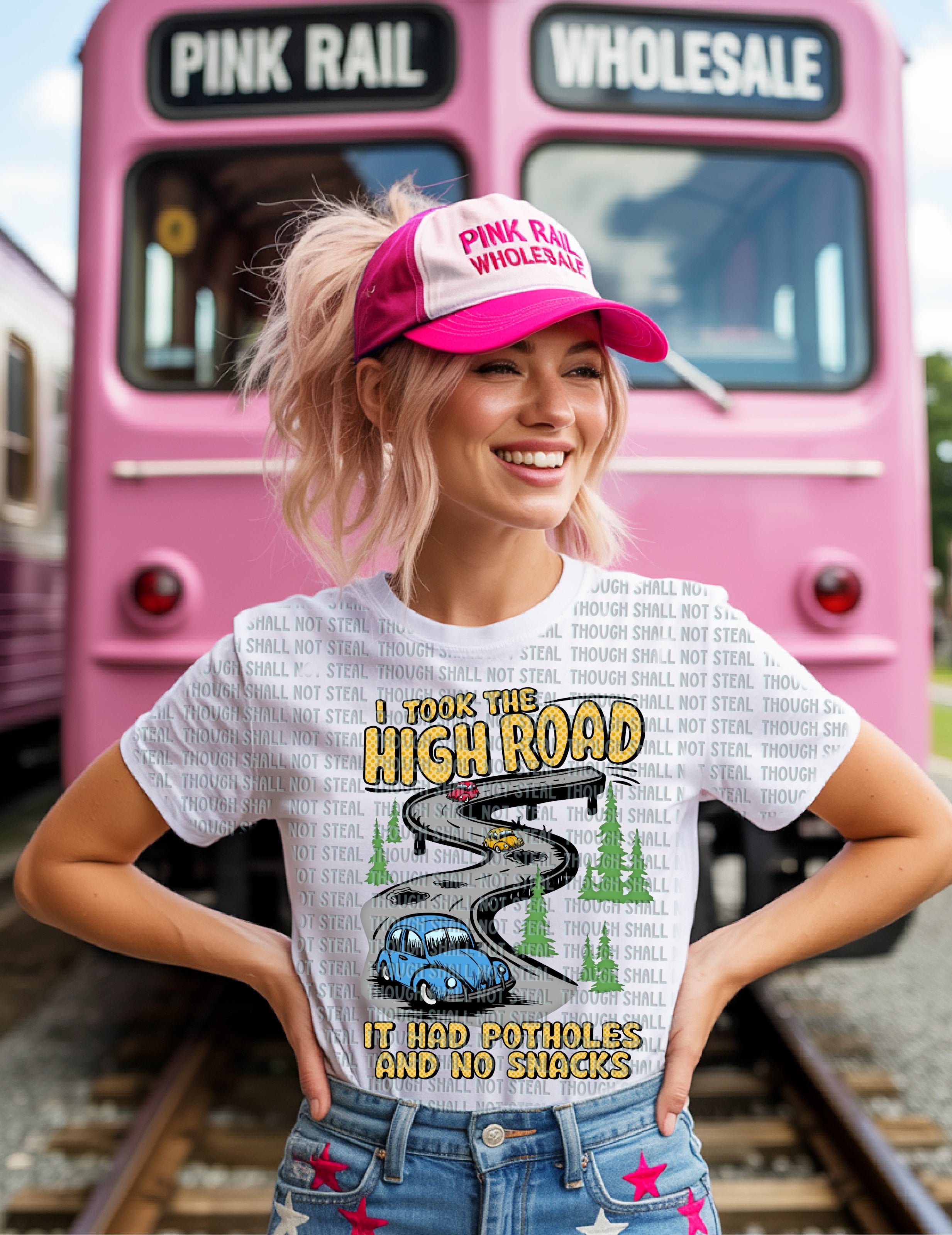 L-236 I Took the High Road Completed Tee