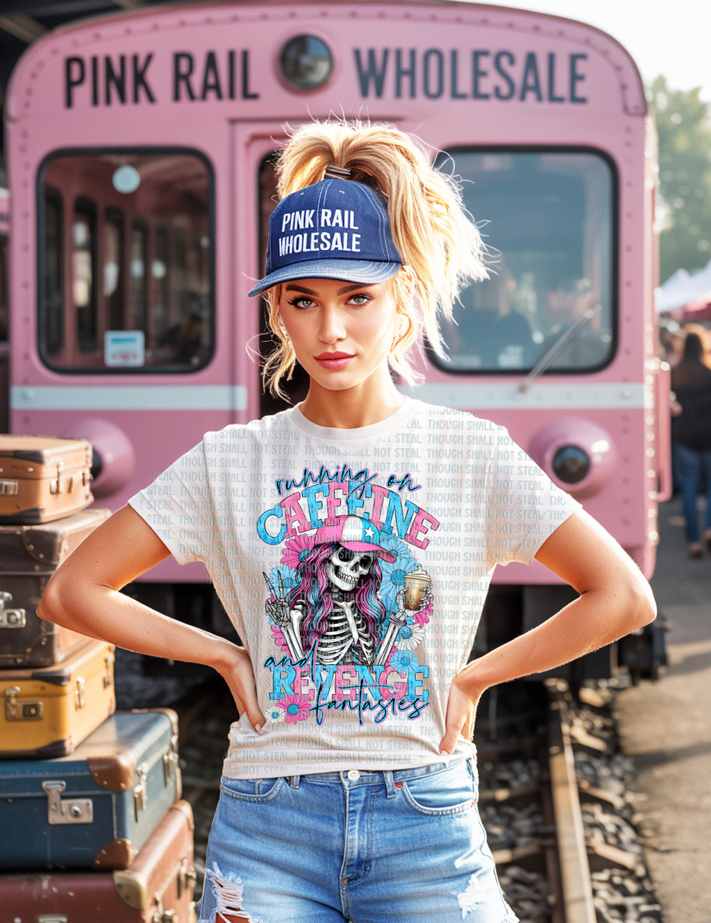 L-239 Running on Caffeine and Revenge Fantasies Completed Tee