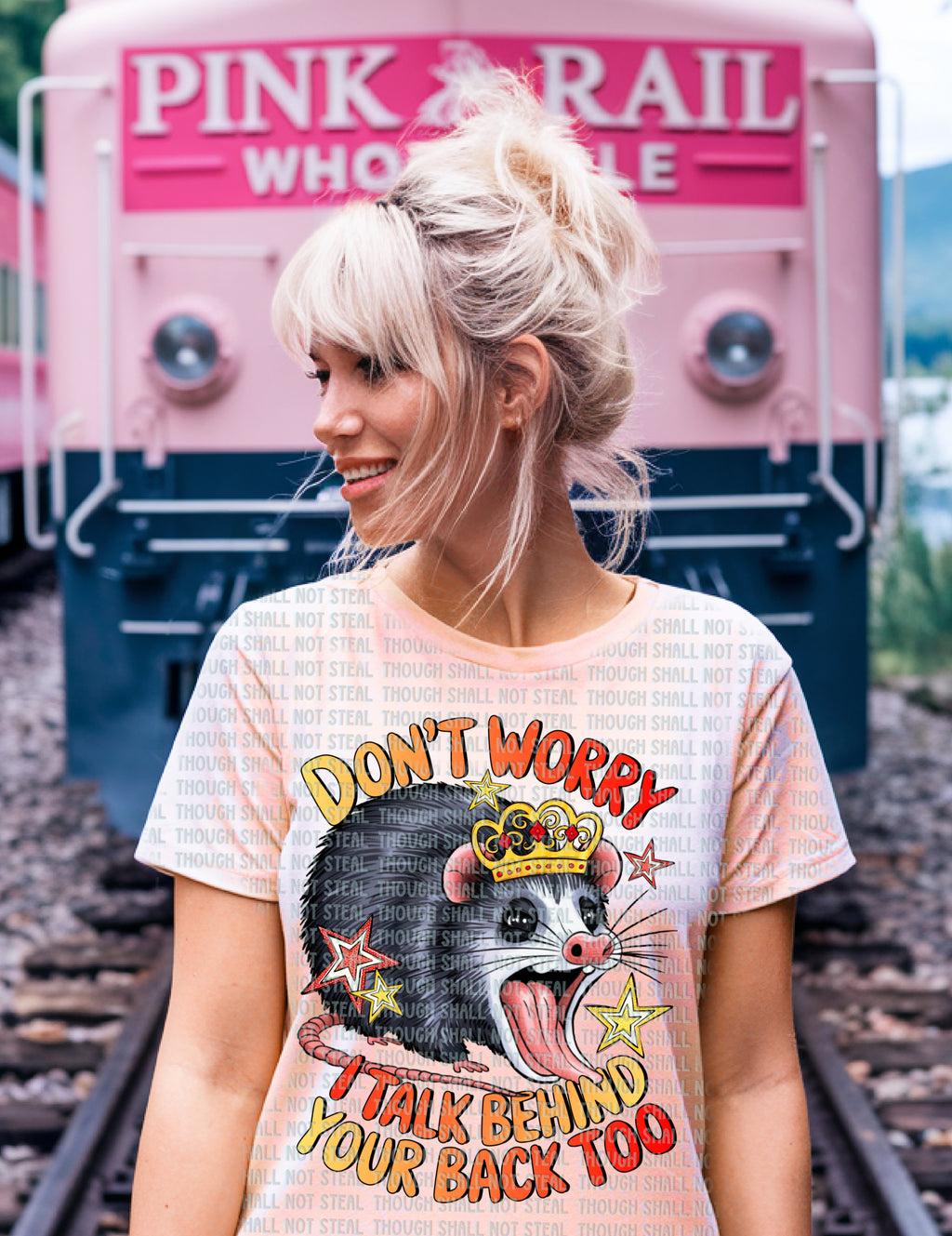 L-242 Don_t Worry, I talk behind your back too Completed Tee