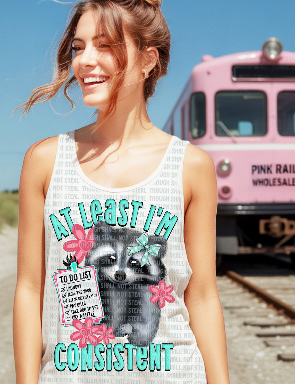 L-243 At Least I_m Consistent Completed Tee