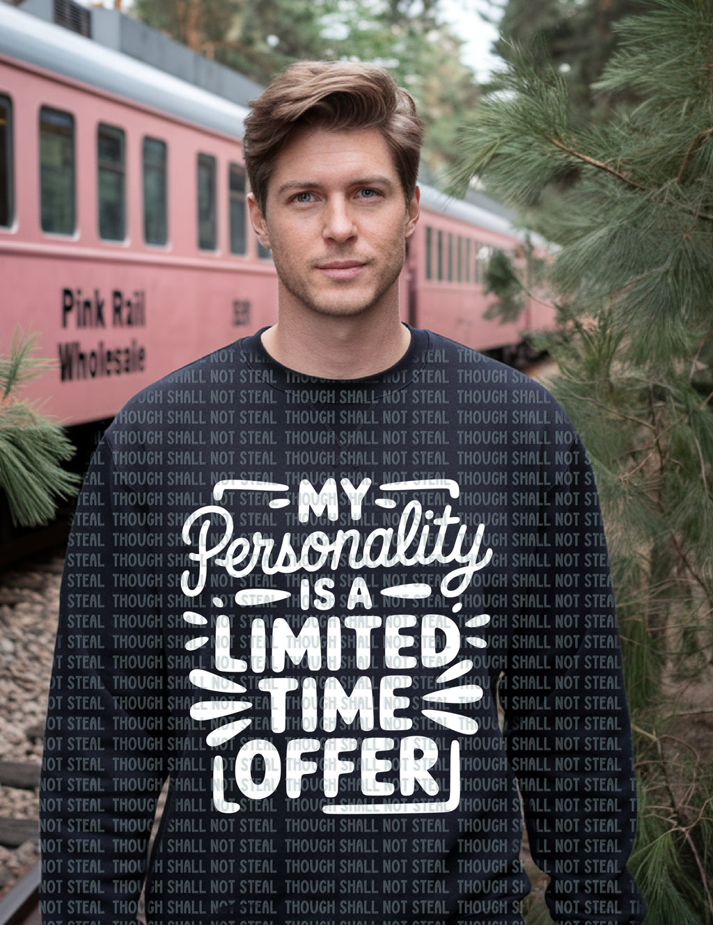 L-259 My Personality is a Limited Time Offer Completed Tee