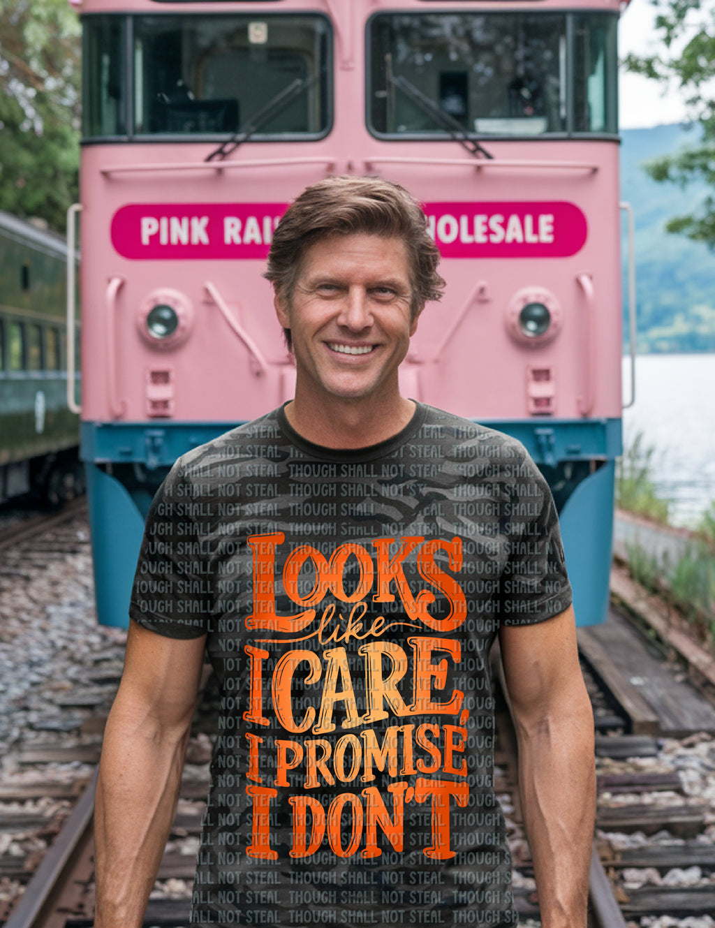 L-266 Looks Like I Care Completed Tee