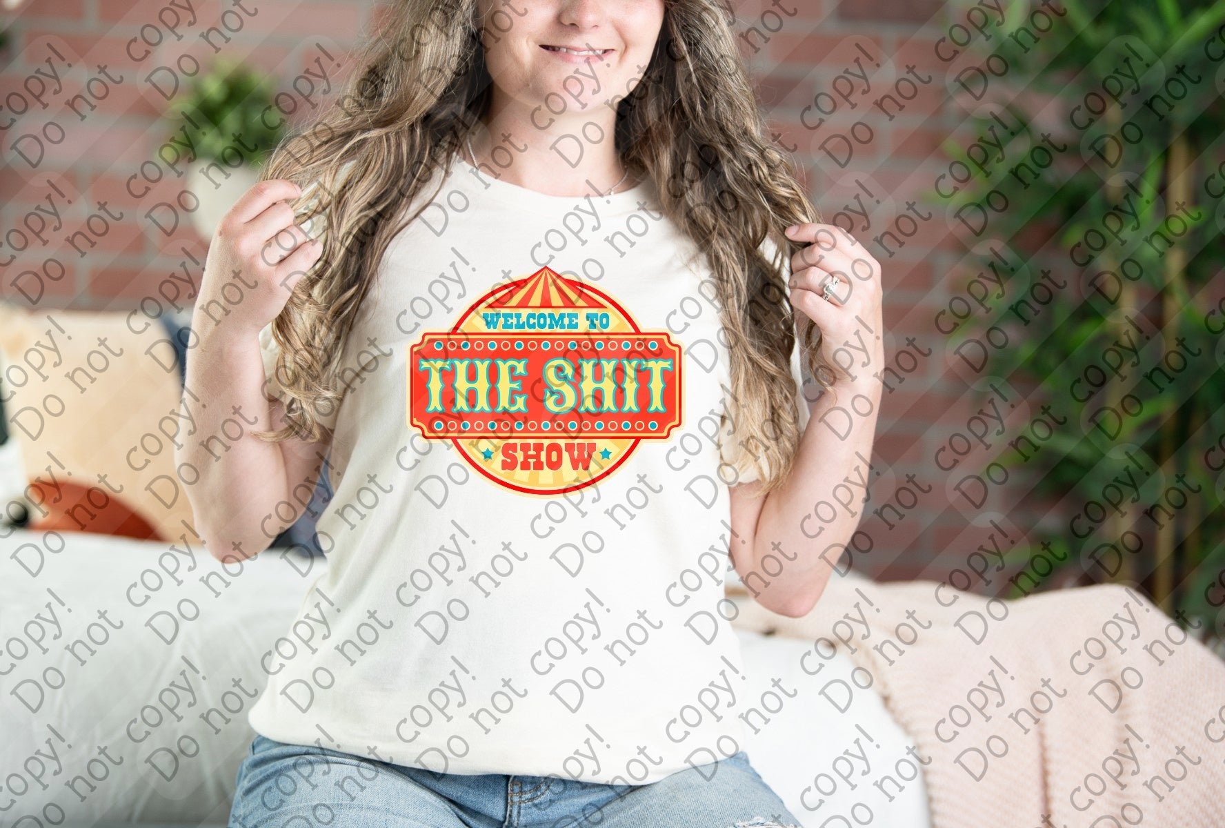 L-282 Welcome to the Shit Show Completed Tee