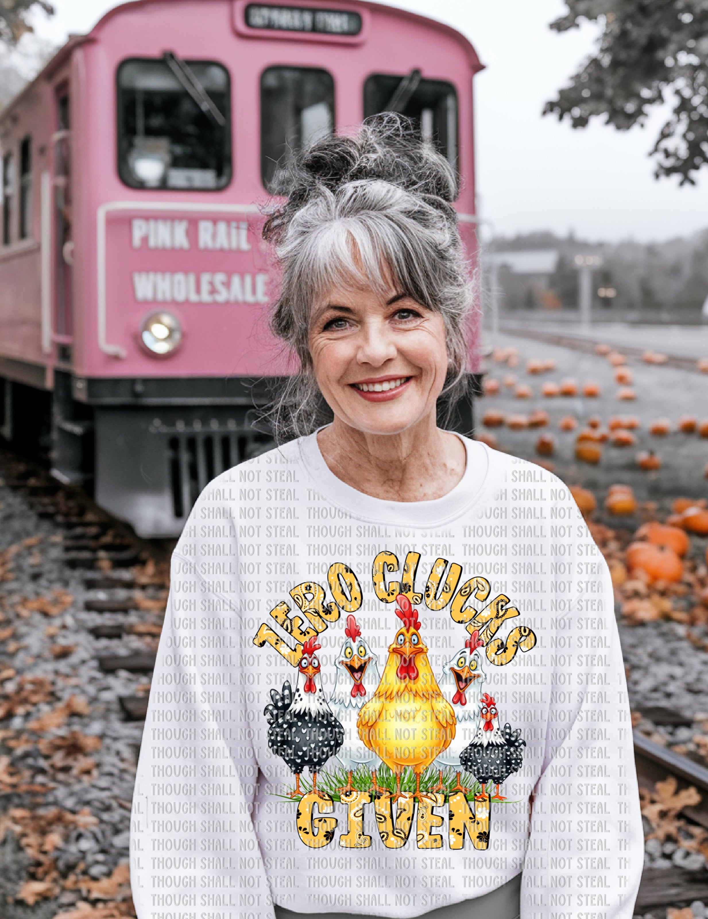 L-305 Zero Clucks Given DTF TRANSFER ONLY