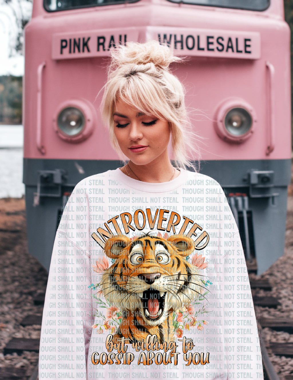 L-310 Introverted but willing to Gossip about you Completed Tee