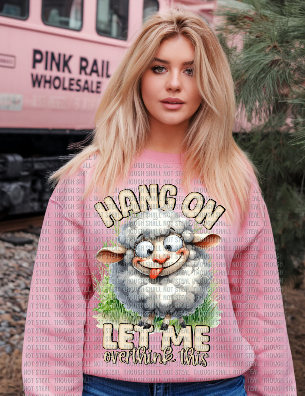 L-316 Hang On Let Me Overthink This Completed Tee