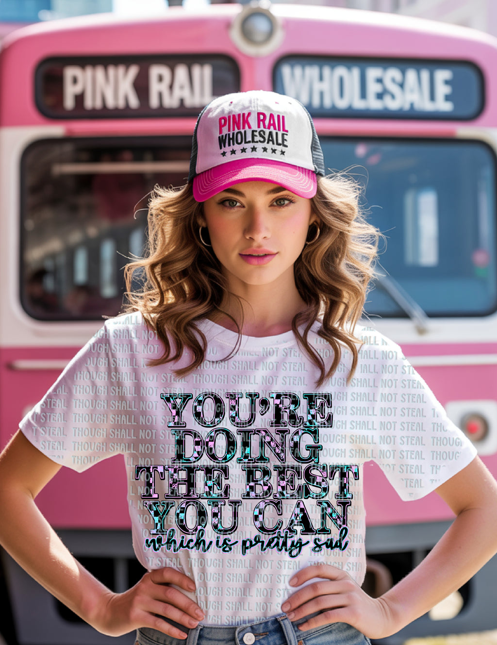 L-317 You_re doing the best you can which is pretty sad Completed Tee