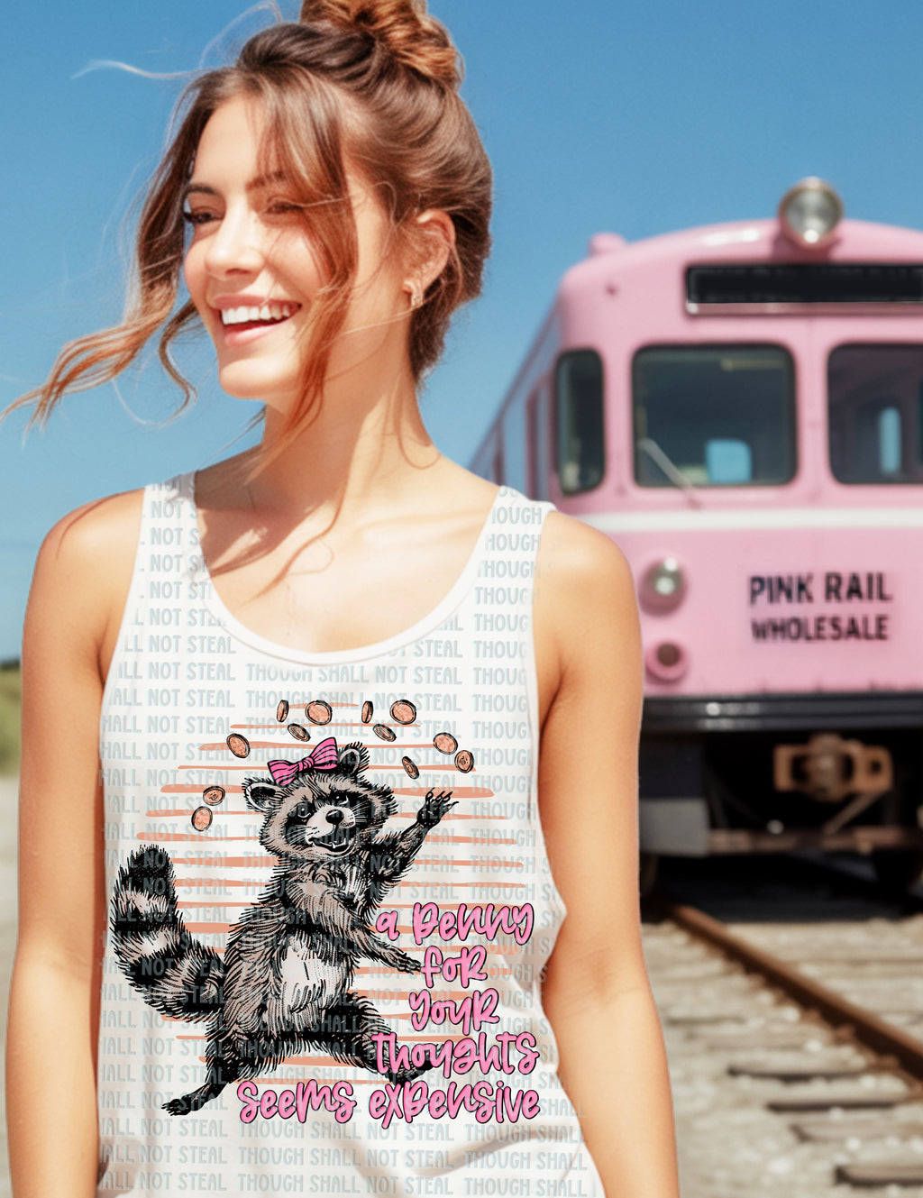 L-322 A Penny for your Thoughts Seems Expensive Completed Tee