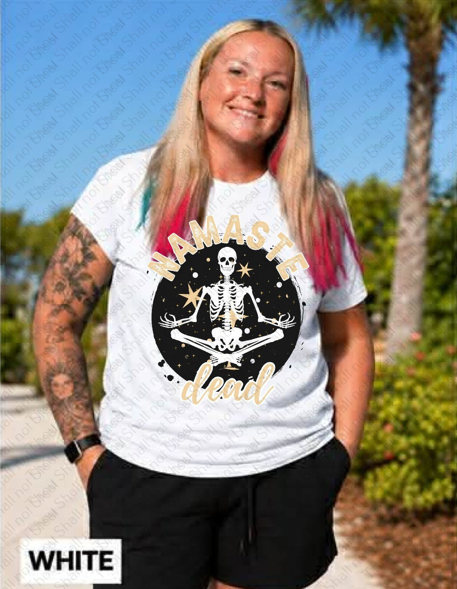L-348 Namaste Dead Completed Tee