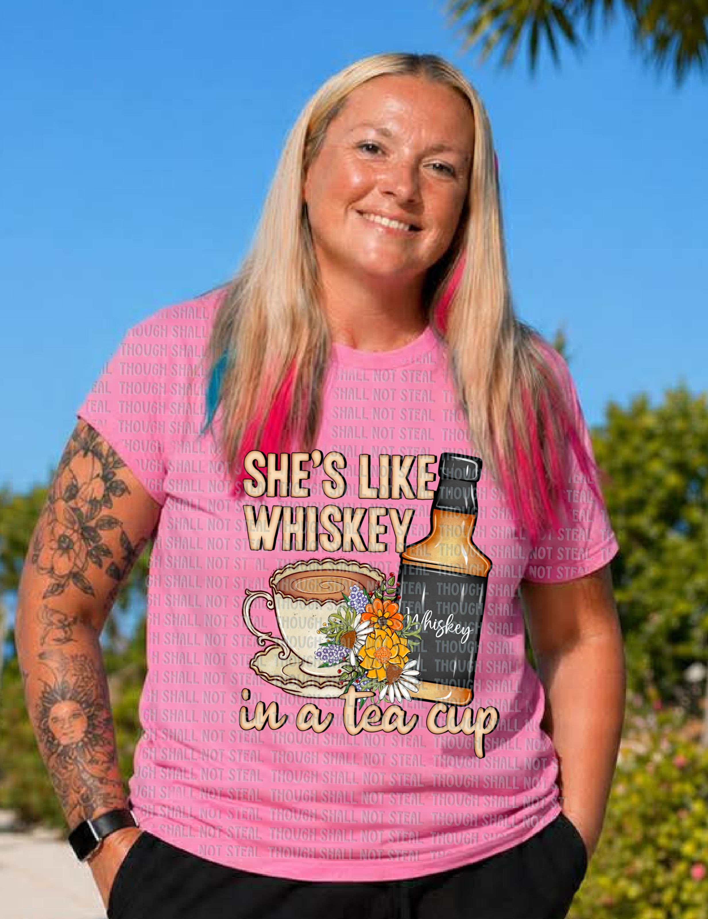L-357 She_s Like Whiskey in a Tea Cup DTF TRANSFER ONLY