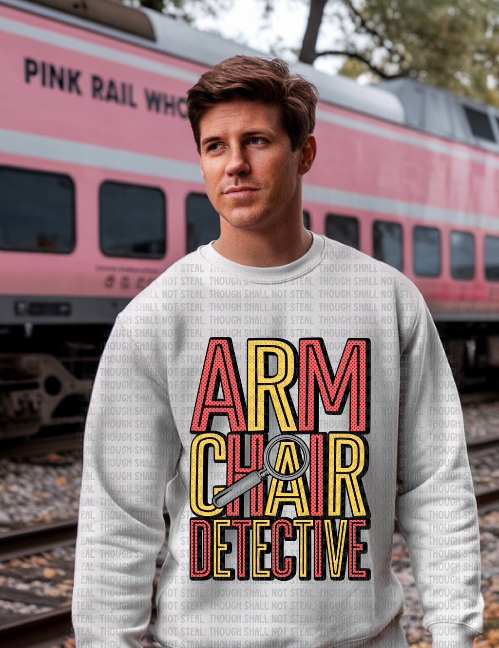 M-15 Arm Chair Detective Completed Tee