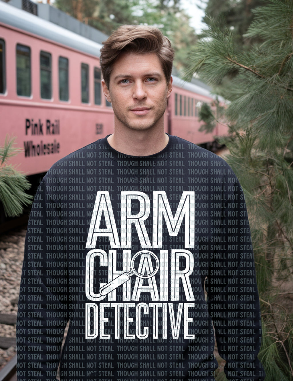 M-15 Arm Chair Detective Completed Tee