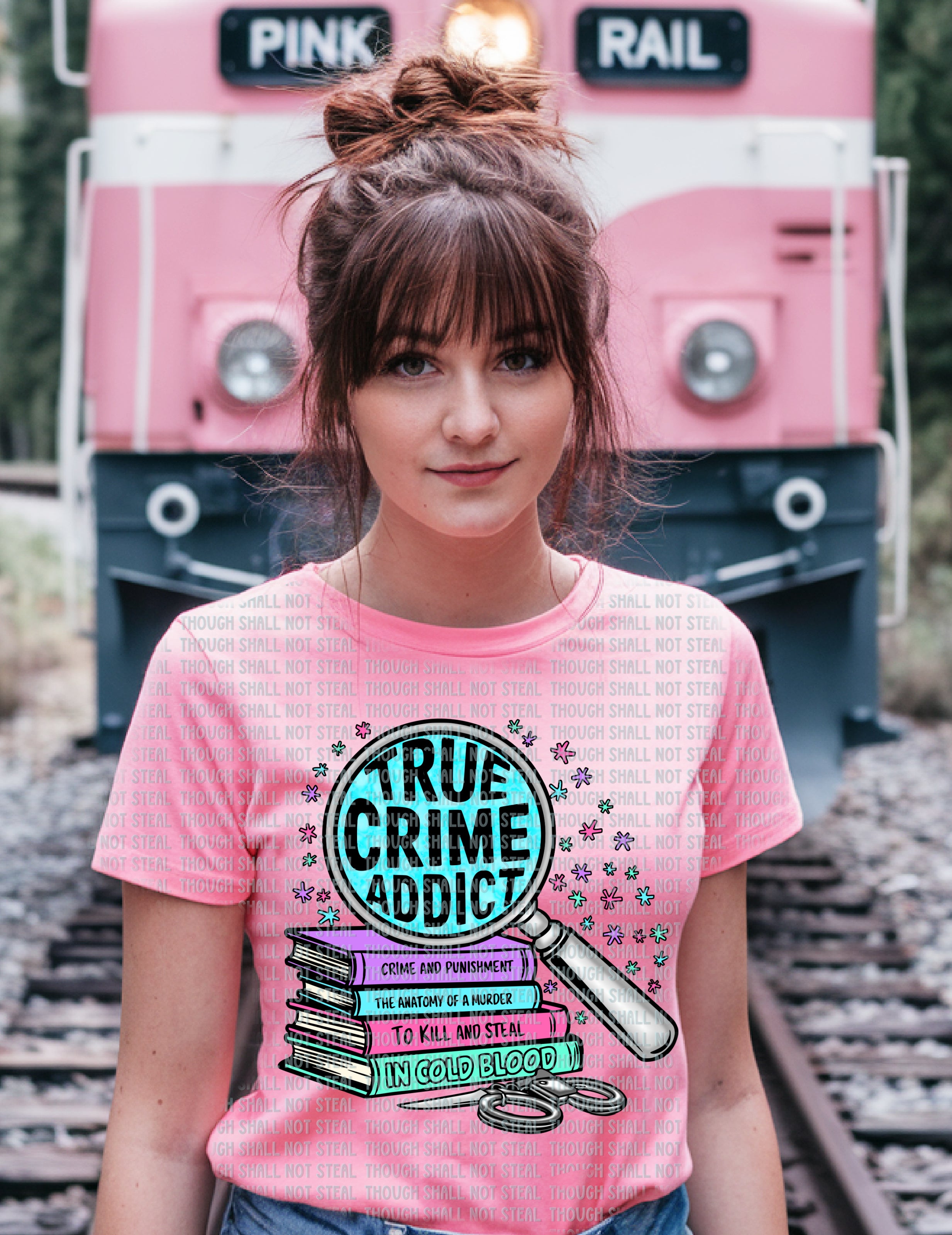 M-21 True Crime Addict Completed Tee